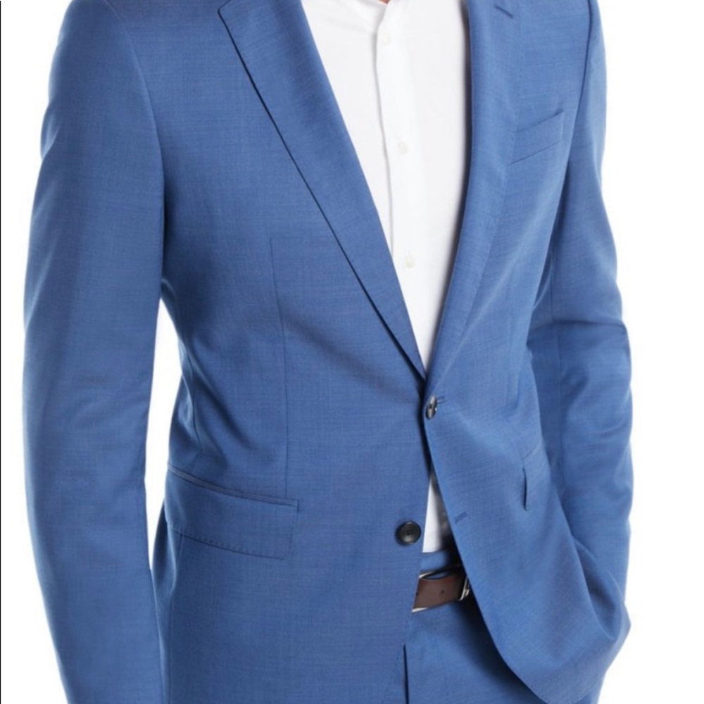 BOSS Hugo Boss three-piece suit, bright solid